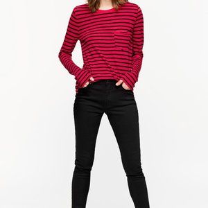 Zadig&Voltaire Reja Striped Long-Sleeved Tee